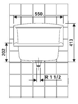 MULTISET UTILITY МОЙКА 6000501 ГРАНИТ