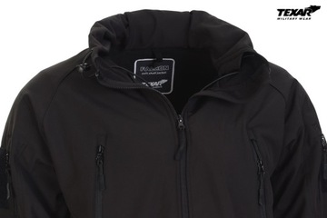 Texar SOFTSHELL JACKET FALCON Капюшон ЧЕРНЫЙ - XL