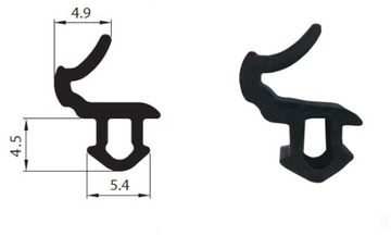 Уплотнители окон EPDM S-618 KBE