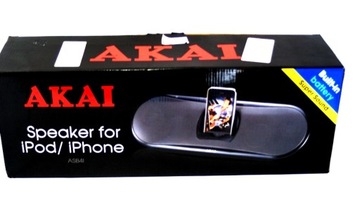 Динамик AKAI ASB4i, док-станция для iPod, iPhone