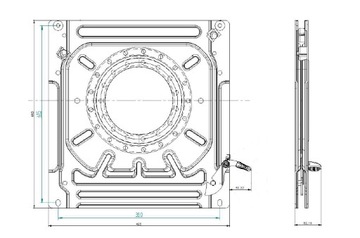 КОМПЛЕКТ 2x Поворотное сиденье VW Volkswagen LT II 95-06