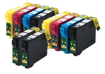 10 ЧЕРНИЛ XL ДЛЯ EPSON STYLUS T1281 SX125 SX425W BX305 SX235W SX230 SX130