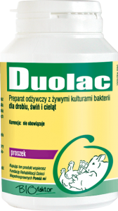 Duolac 100 g probiotyk dla drobiu świń i cieląt