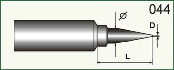 Наконечник для паяльников ELWIK RT-24/RTC-24 №. 044 конус