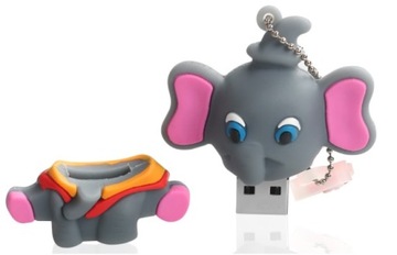 PENDRIVE USB 64 GB SŁOŃ SŁONIĄTKO SSAK ZWIERZE