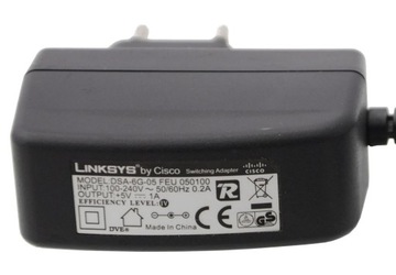 Блок питания Linksys Cisco DSA-6G-05 FEU 5 В 1 А WRT54GC