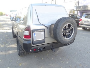 фото thumb №9, Mitsubishi pajero 3 v60 бампер зад стальной+ бесплатно