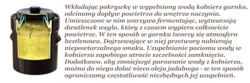 Герметичная кастрюля, керамическая бочка для травления, 5л.