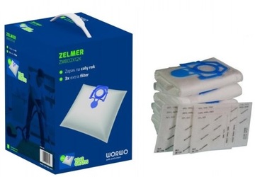 12x ВАКУУМНЫЕ ПАКЕТЫ ZELMER AQUAWELT ZVC752ST 919.0 ST