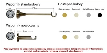 ОДИНОЧНЫЕ МЕТАЛЛИЧЕСКИЕ КАРДИНЫ 19 мм 180 см 1,8 м