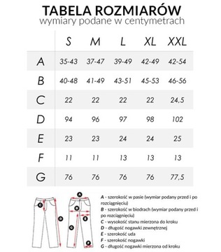 Spodnie Damskie Leginsy Getry RENNOX 142 XXL stal