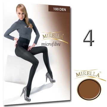 Mirella Microfibra 100 Den 4/XL Bronzo колготки