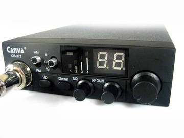 SUPER CB RADIO CANVA 278 + БЕСПЛАТНАЯ ВИЛКА, ГАРАНТИЯ!