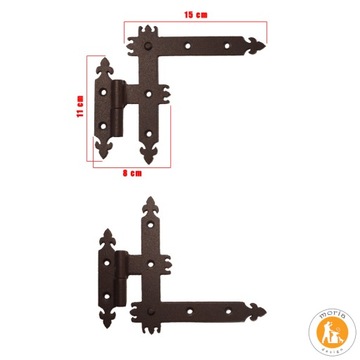 Петли декоративные угловые для жалюзи SET Z-26