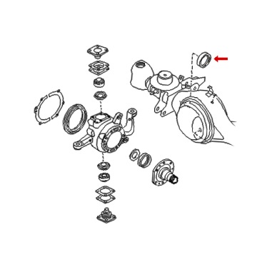 фото thumb №5, Сальник. полуось do nissan patrol ii 98-