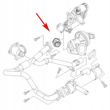 Заглушка EGR 2.0 2.2 2.4 TDCI FORD Mondeo Transit