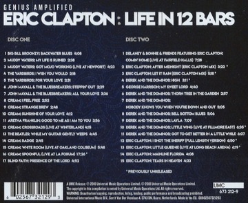 Eric Clapton LIVE IN 12 BARS 2CD