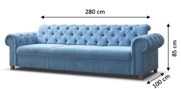 ДИВАН 3-местный CHESTERFIELD King вариант 3+2+1 большой выбор