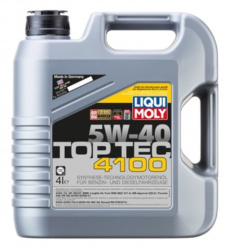 LIQUI MOLY TOP TEC 4100 5W40 4L ДАБРОВА ГОРНИЦА