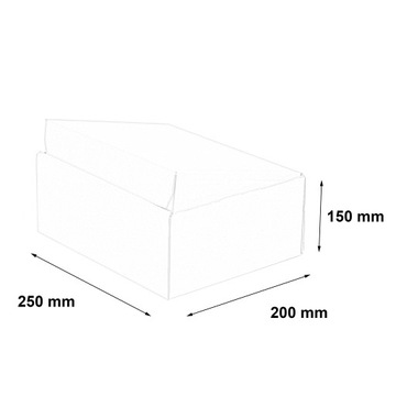 ПОЧТОВЫЕ КОРОБКИ 250х200х150 КАРТОННАЯ КОРОБКА 20 шт.