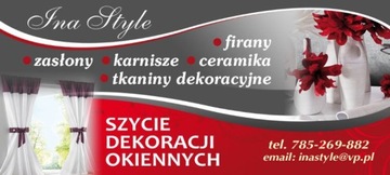 FIRANA,FIRANKA DESZCZYK POŁYSK, OBCIĄŻNIK Biel 300