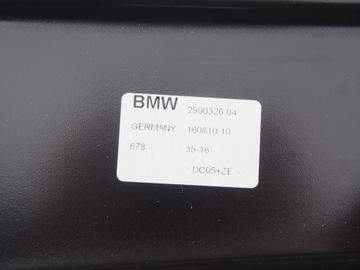 OSŁONA SŁUPKA DRZWI PRAWA TYŁ BMW E84 2990326