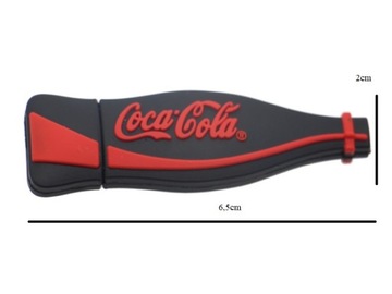 НАКОПИТЕЛЬ 8 ГБ USB-БУТЫЛКА COCA COLA ЧЕРНЫЙ КРАСНЫЙ