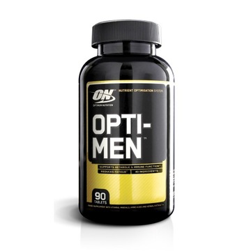 OPTIMUM NUTRITION OPTI-MEN WITAMINY MINERAŁY Testosteron Siła Dla Mężczyzn