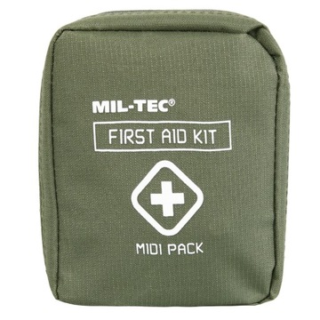 Аптечка с туристическим снаряжением MIL-TEC First Aid Kit MIDI Olive