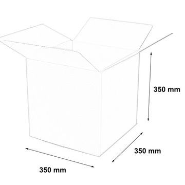 КАРТОННАЯ КОРОБКА 350x350x350 картон 3 в КОРОБКЕ 20 шт.