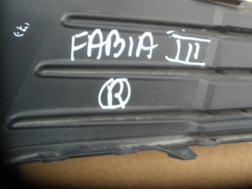 фото thumb №6, Решітка бампера права skoda fabia 3 iii 6v0 orygi