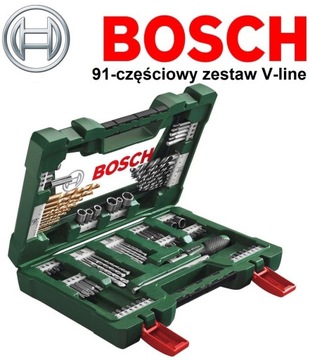 НАБОР BOSCH ИЗ 91 V-образного СВЕРЛА И НАКОНЕЧНИКОВ + ИЗМЕРИТЕЛЬ