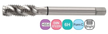 TORSION TAPER M12 кобальт HSS-E машина TC804506 YG-1