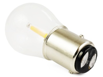 P21/5W LED COB 2W 12V 24V СТЕКЛЯННАЯ НИТЬ BAY15D