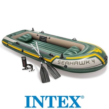 SEHAWK 4 ПОНТУ + ВЕСЛА + НАСОС 351см INTEX 68351