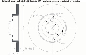 ДИСКИ Bozarto с отверстиями и прорезями 302 мм Volvo S80 II V70 III XC70 II ЗАДНИЕ