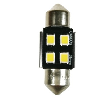 Светодиодная лампа M-Tech C5W SV8.5 31мм с диодами OSRAM 5700K - комплект. 2 шт.