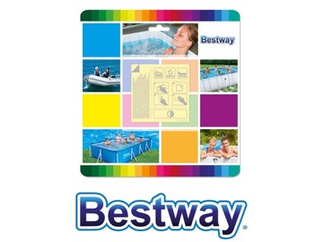 НАШИВКИ ДЛЯ МАТРАСА ПОНТО 10 шт BESTWAY 62091