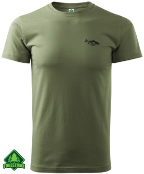 WĘDKARSKI T-SHIRT FORESTMAX KHAKI wz. SANDACZ XXL