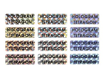 PLOMBA HOLOGRAM TETRAGON STICKER 30x11 1000SZT