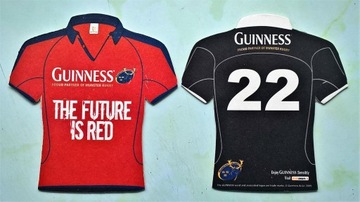 GUINNESS RUGBY 15 шт картонные подставки 12х13см