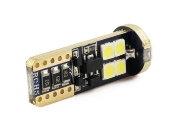 W5W LED 12 SMD 3030 T10 CANBUS PREMIUM 620 лм FV