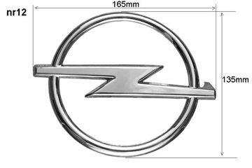 Emblemat Znaczek opel Omega C Zafia B nr12