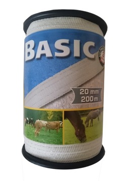 Лента BASIC 2см х 200м, для электрозаборов