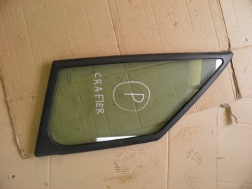 Sprinter 906 vw crafter 06- скло передніх двері праві праві перед зелена фото №1