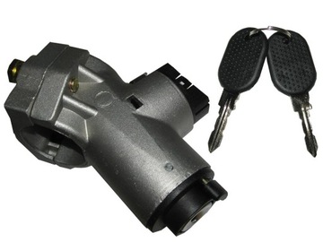 Замок запалювання запалювання вставка+ ключі fiat ducato citroen jumper boxer 94-02 фото №1