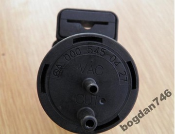 Клапан вакуум турбины mercedes a0005450427 0005450427 фото №1