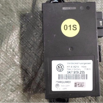 Vw golf vi cabrio блок керування модуль дах 5k7959255 фото №1