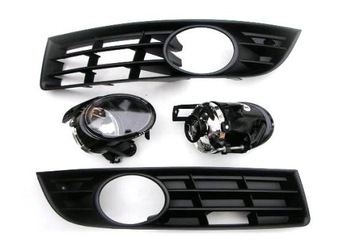 Протитуманні фари + ґрати vw passat b6 2005-2010 фото №1