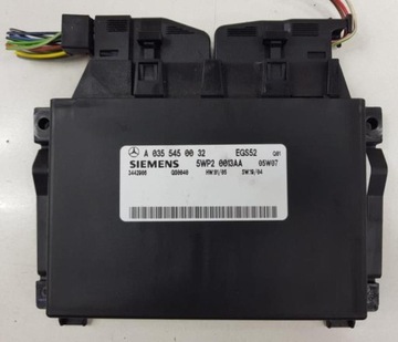 Модуль блок управления коробки mercedes w203 a0355450032 фото №1